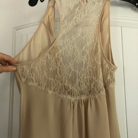 EUC Haute Hippie cream lace blouse small - Picture 2 of 4